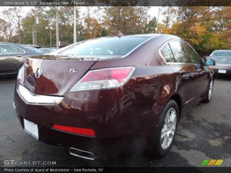 Basque Red Pearl / Taupe 2010 Acura TL 3.5