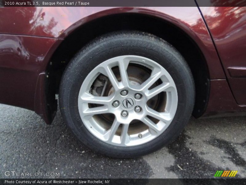 Basque Red Pearl / Taupe 2010 Acura TL 3.5