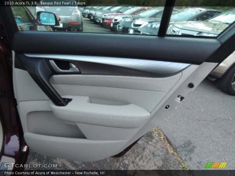 Basque Red Pearl / Taupe 2010 Acura TL 3.5