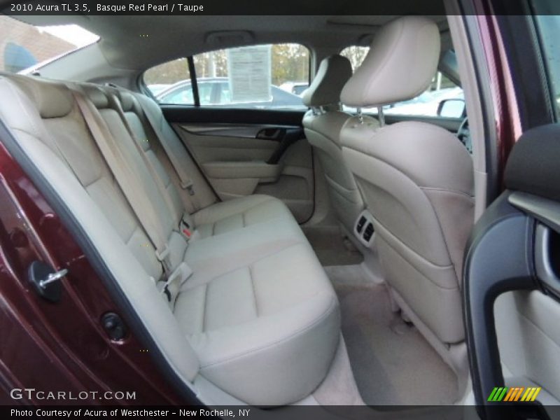 Basque Red Pearl / Taupe 2010 Acura TL 3.5