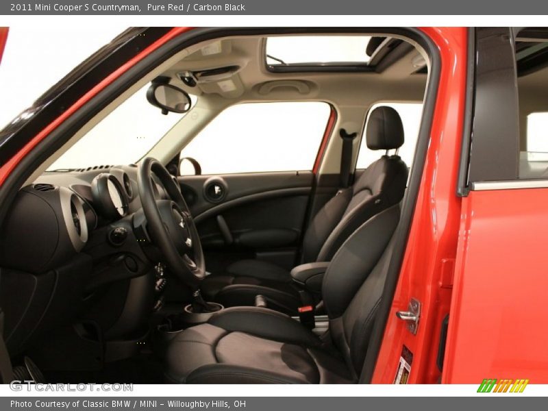 Pure Red / Carbon Black 2011 Mini Cooper S Countryman
