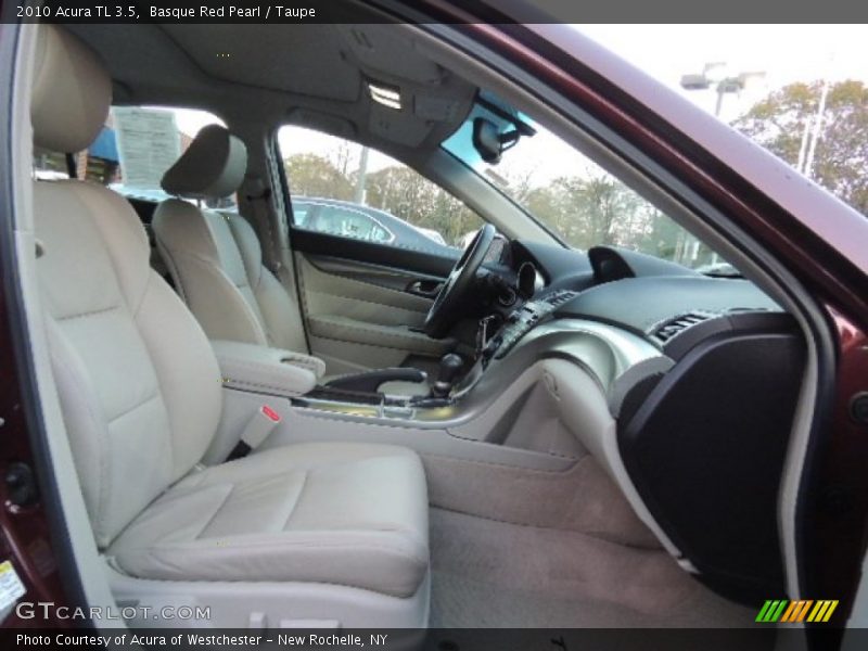 Basque Red Pearl / Taupe 2010 Acura TL 3.5