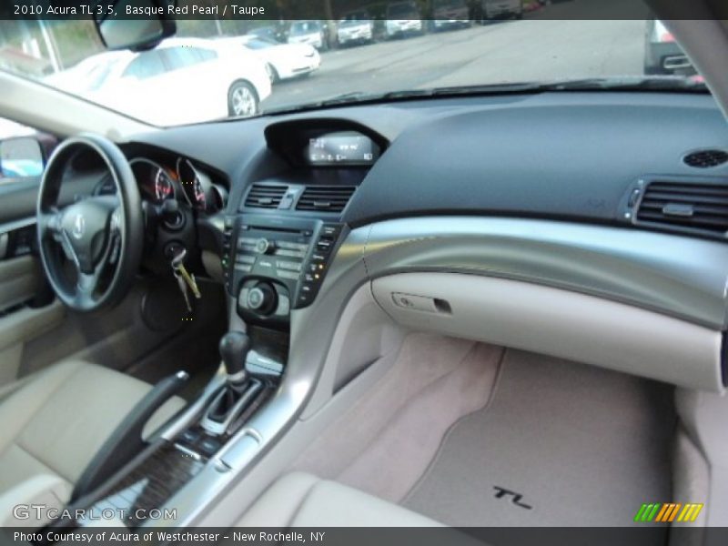 Basque Red Pearl / Taupe 2010 Acura TL 3.5