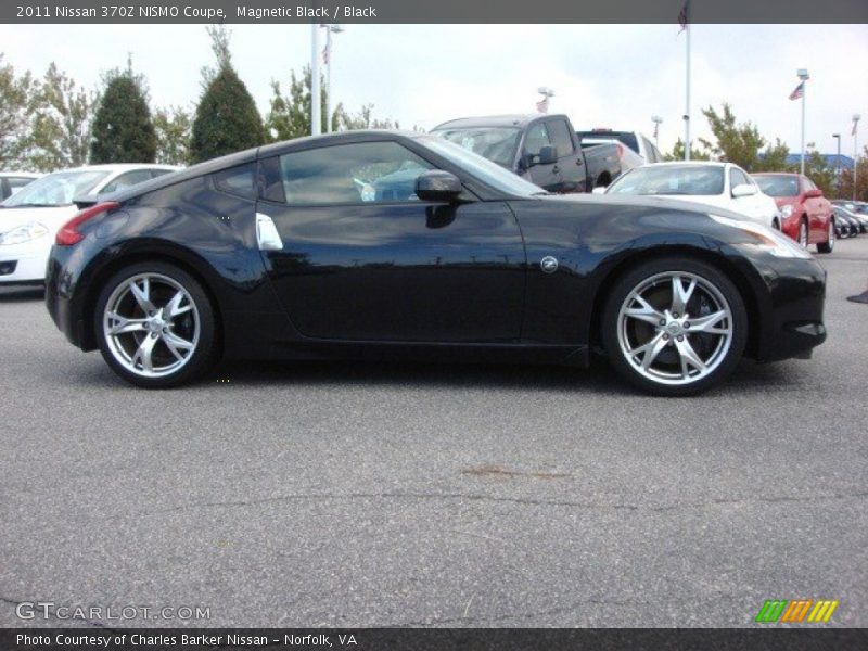 Magnetic Black / Black 2011 Nissan 370Z NISMO Coupe