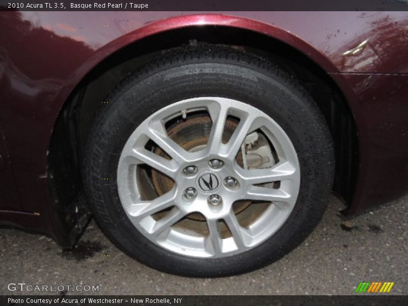 Basque Red Pearl / Taupe 2010 Acura TL 3.5