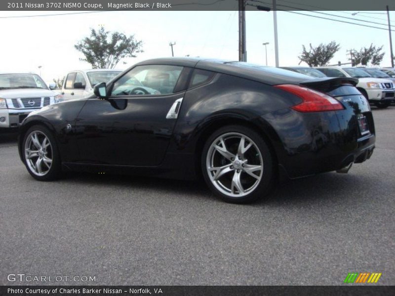 Magnetic Black / Black 2011 Nissan 370Z NISMO Coupe