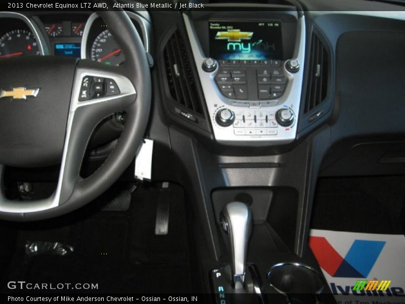 Atlantis Blue Metallic / Jet Black 2013 Chevrolet Equinox LTZ AWD