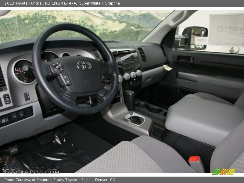 Super White / Graphite 2013 Toyota Tundra TRD CrewMax 4x4