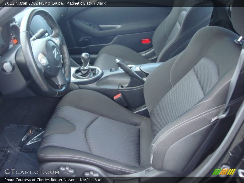 Magnetic Black / Black 2011 Nissan 370Z NISMO Coupe