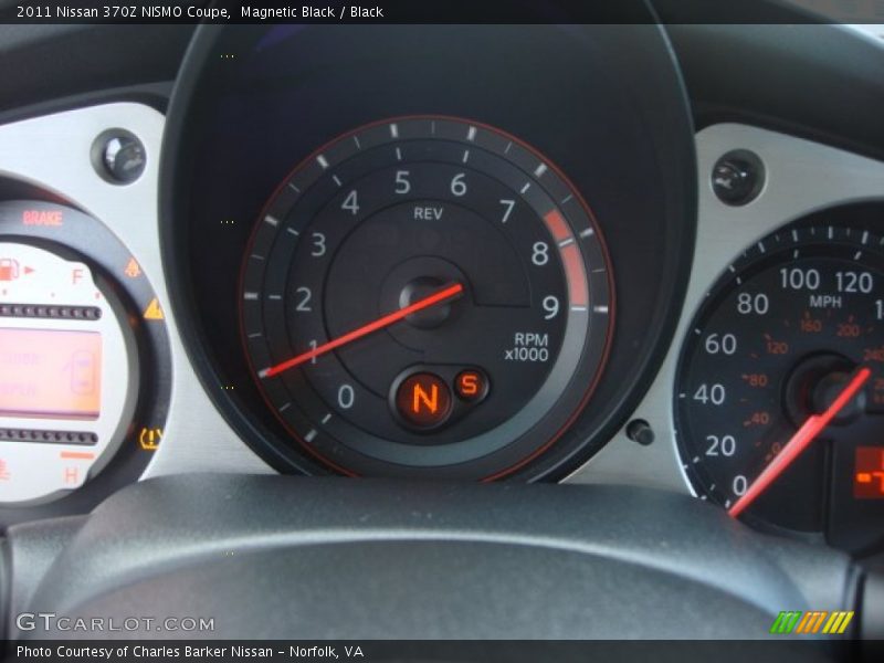 Magnetic Black / Black 2011 Nissan 370Z NISMO Coupe
