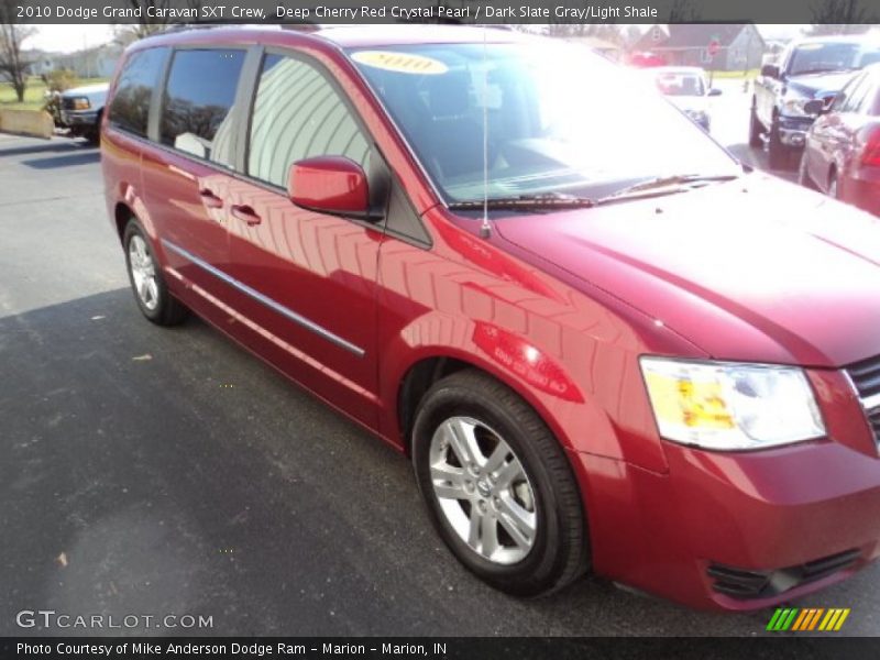 Deep Cherry Red Crystal Pearl / Dark Slate Gray/Light Shale 2010 Dodge Grand Caravan SXT Crew