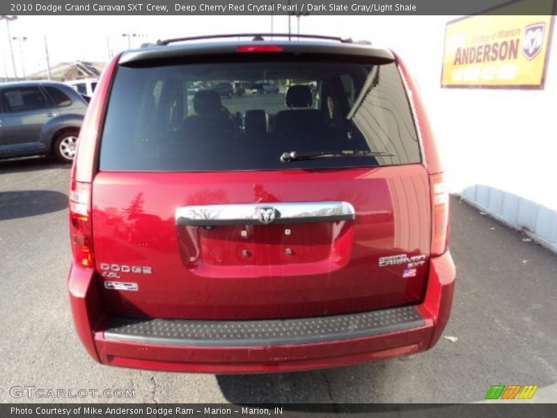 Deep Cherry Red Crystal Pearl / Dark Slate Gray/Light Shale 2010 Dodge Grand Caravan SXT Crew