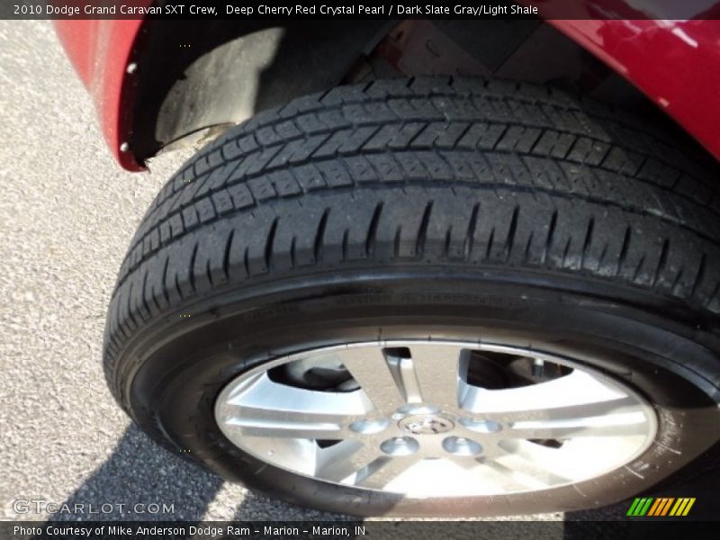 Deep Cherry Red Crystal Pearl / Dark Slate Gray/Light Shale 2010 Dodge Grand Caravan SXT Crew