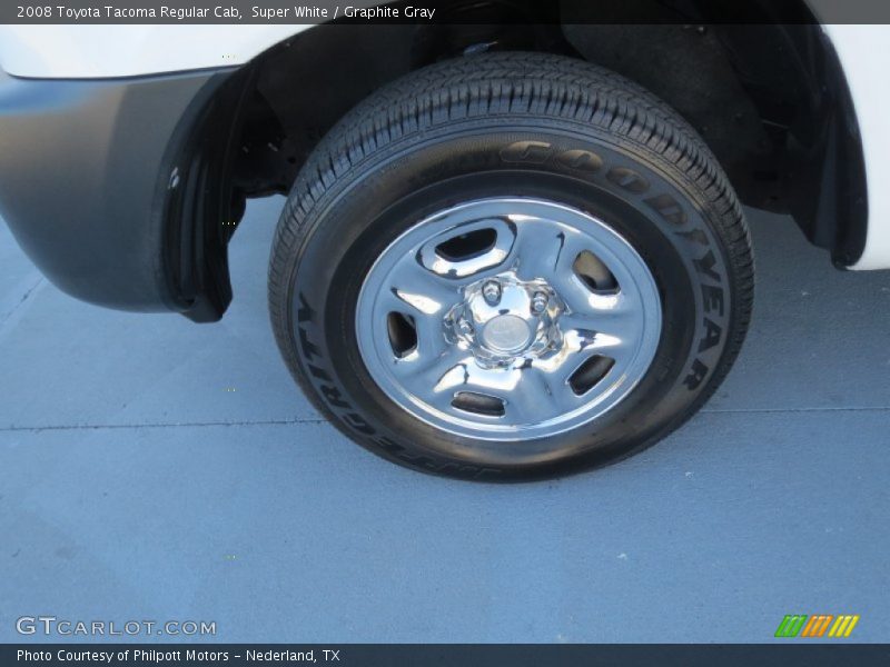 Super White / Graphite Gray 2008 Toyota Tacoma Regular Cab