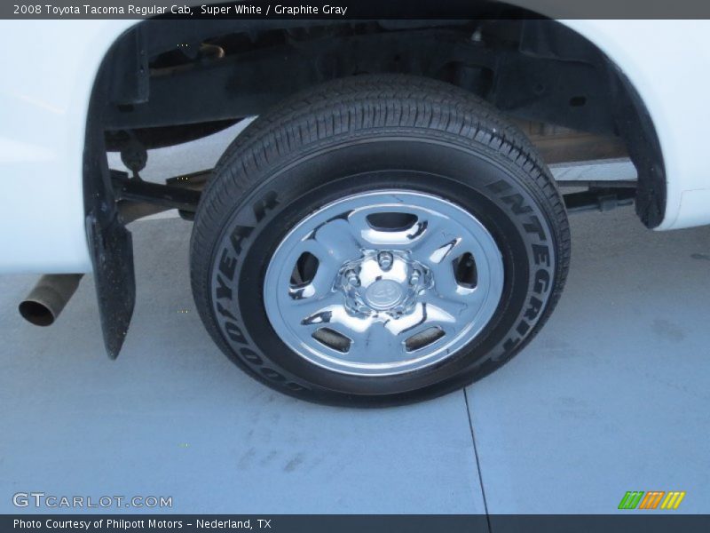 Super White / Graphite Gray 2008 Toyota Tacoma Regular Cab