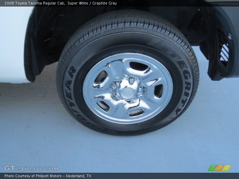 Super White / Graphite Gray 2008 Toyota Tacoma Regular Cab