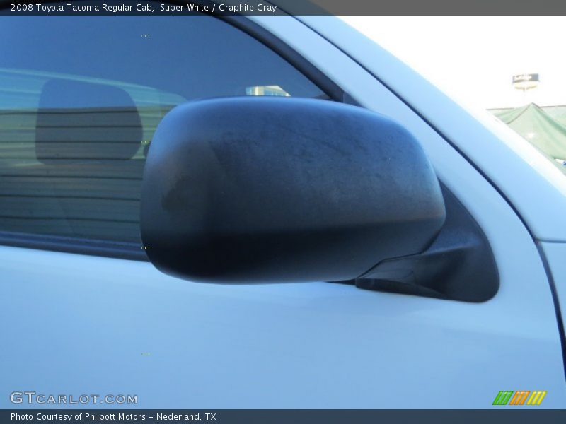 Super White / Graphite Gray 2008 Toyota Tacoma Regular Cab