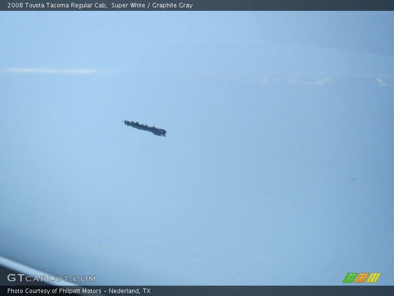 Super White / Graphite Gray 2008 Toyota Tacoma Regular Cab