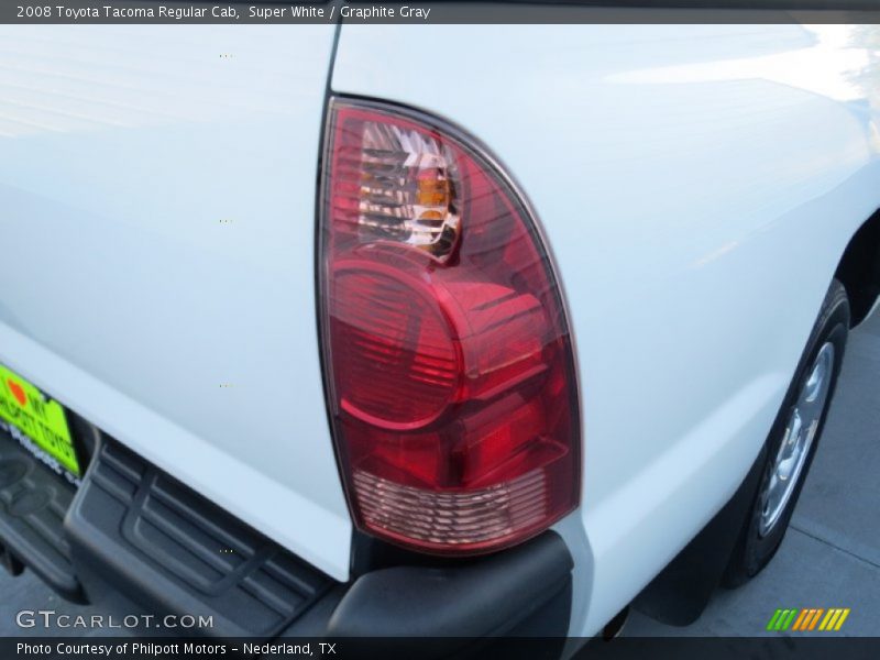 Super White / Graphite Gray 2008 Toyota Tacoma Regular Cab