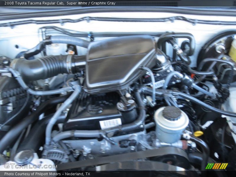 Super White / Graphite Gray 2008 Toyota Tacoma Regular Cab