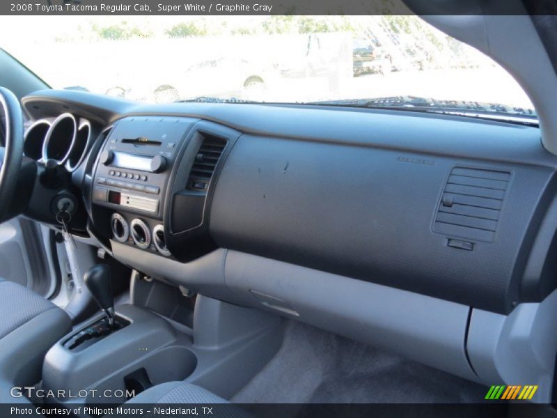 Super White / Graphite Gray 2008 Toyota Tacoma Regular Cab