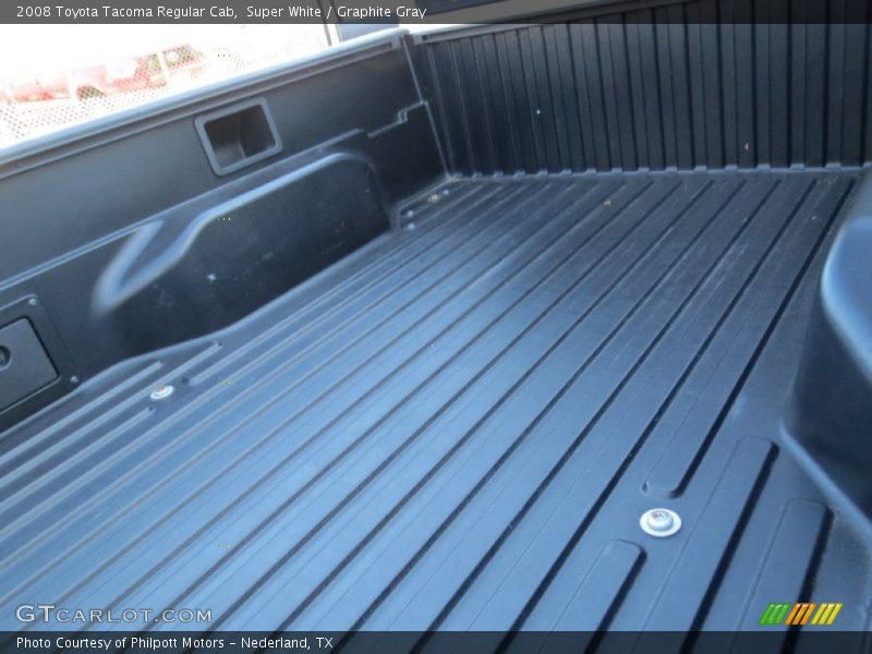 Super White / Graphite Gray 2008 Toyota Tacoma Regular Cab