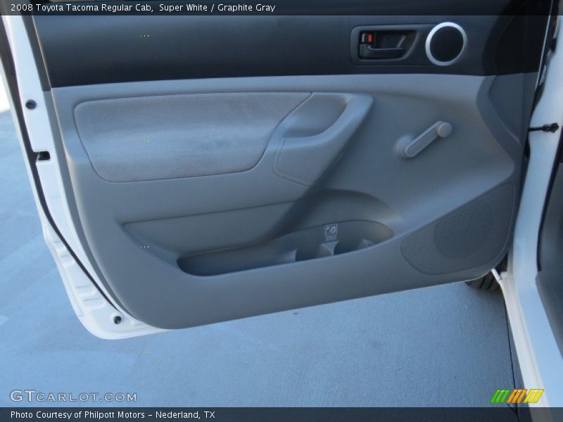 Super White / Graphite Gray 2008 Toyota Tacoma Regular Cab