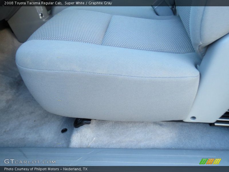 Super White / Graphite Gray 2008 Toyota Tacoma Regular Cab