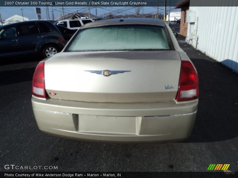 Linen Gold Metallic / Dark Slate Gray/Light Graystone 2007 Chrysler 300 Touring