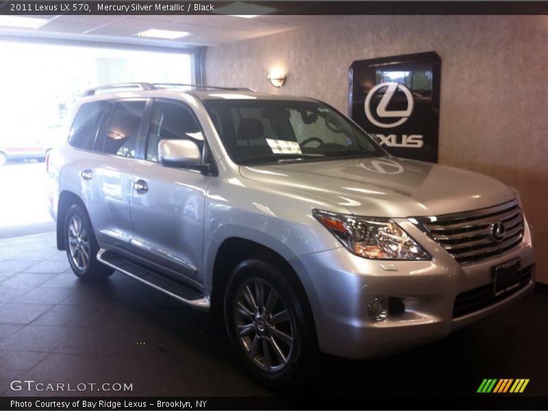 Mercury Silver Metallic / Black 2011 Lexus LX 570