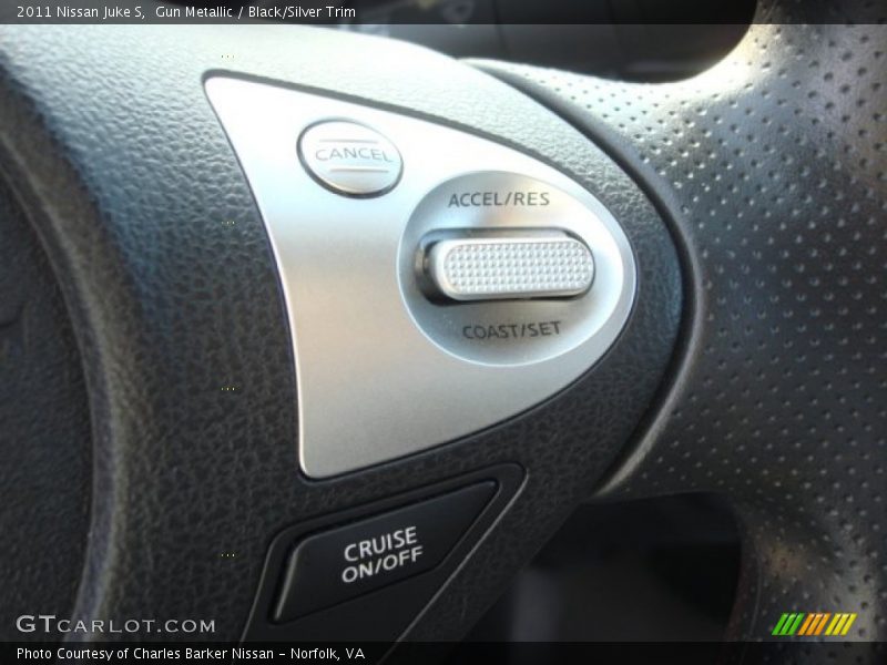 Gun Metallic / Black/Silver Trim 2011 Nissan Juke S