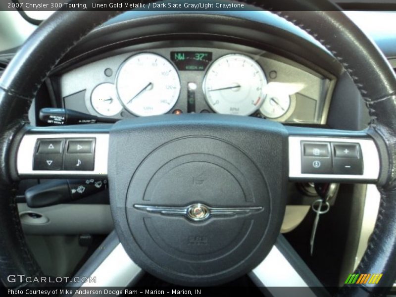 Linen Gold Metallic / Dark Slate Gray/Light Graystone 2007 Chrysler 300 Touring