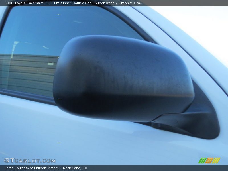 Super White / Graphite Gray 2008 Toyota Tacoma V6 SR5 PreRunner Double Cab