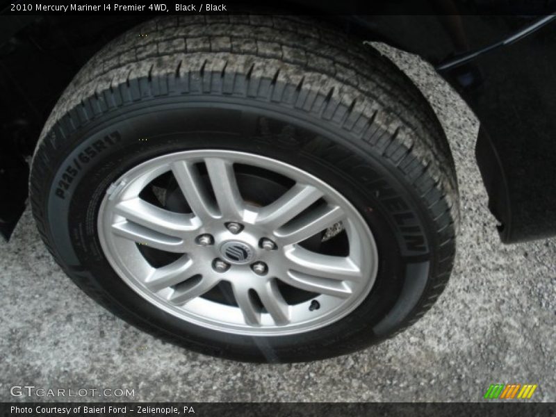 Black / Black 2010 Mercury Mariner I4 Premier 4WD