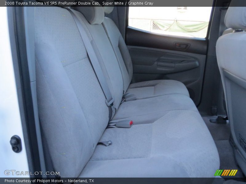 Super White / Graphite Gray 2008 Toyota Tacoma V6 SR5 PreRunner Double Cab