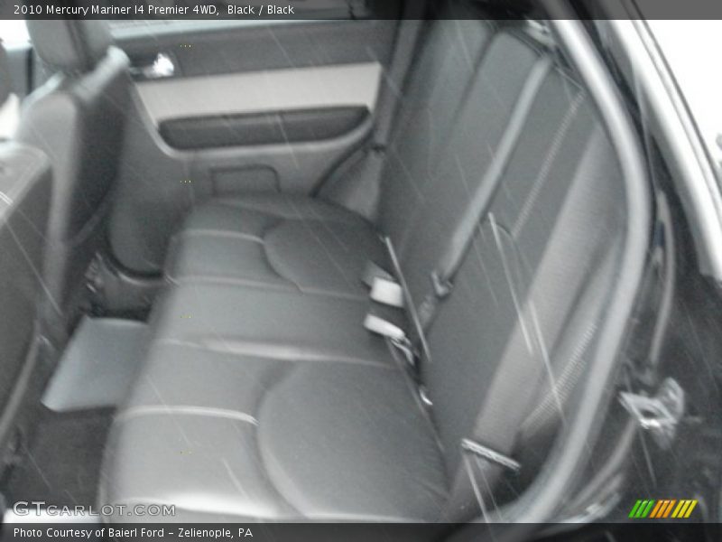 Black / Black 2010 Mercury Mariner I4 Premier 4WD