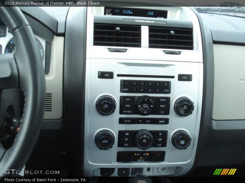 Black / Black 2010 Mercury Mariner I4 Premier 4WD