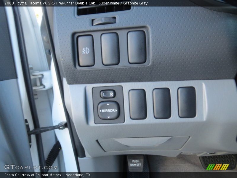 Super White / Graphite Gray 2008 Toyota Tacoma V6 SR5 PreRunner Double Cab