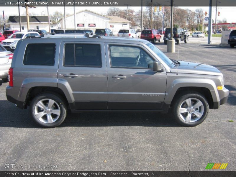 Mineral Gray Metallic / Dark Slate Gray 2013 Jeep Patriot Limited