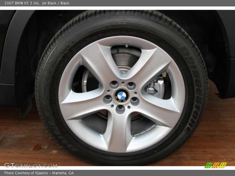 Jet Black / Black 2007 BMW X5 3.0si