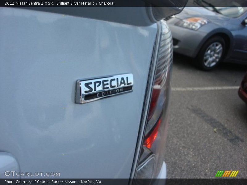 Brilliant Silver Metallic / Charcoal 2012 Nissan Sentra 2.0 SR