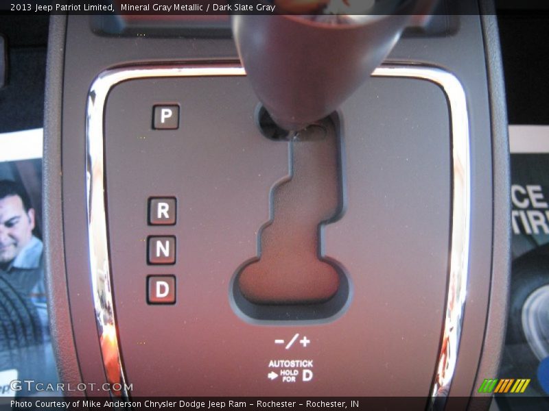 Mineral Gray Metallic / Dark Slate Gray 2013 Jeep Patriot Limited
