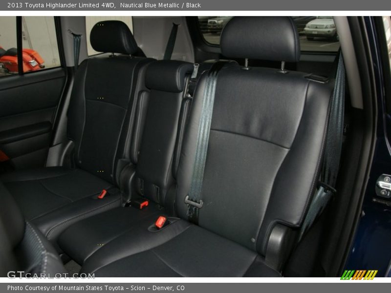 Nautical Blue Metallic / Black 2013 Toyota Highlander Limited 4WD