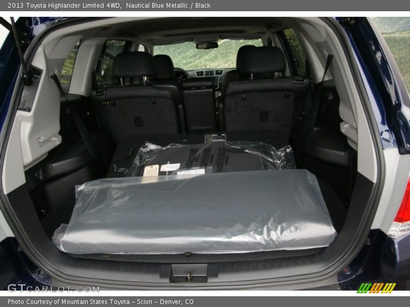 Nautical Blue Metallic / Black 2013 Toyota Highlander Limited 4WD