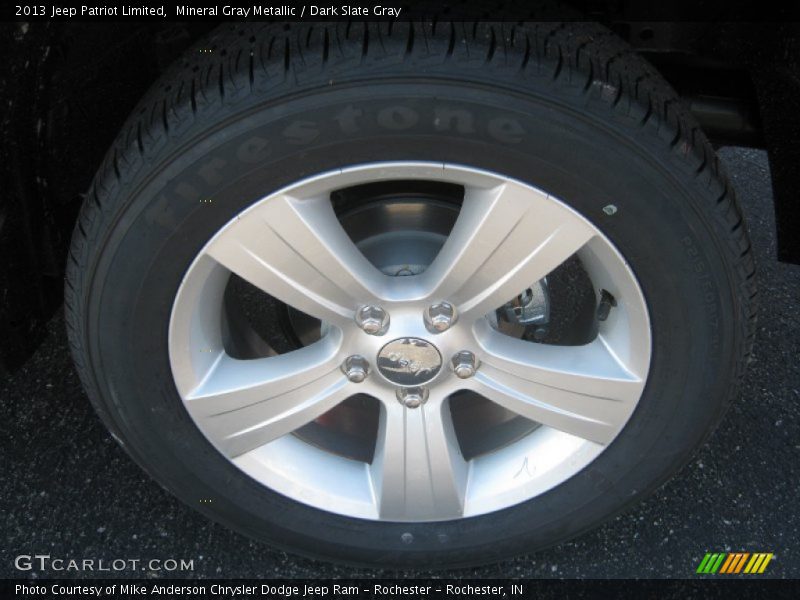 Mineral Gray Metallic / Dark Slate Gray 2013 Jeep Patriot Limited