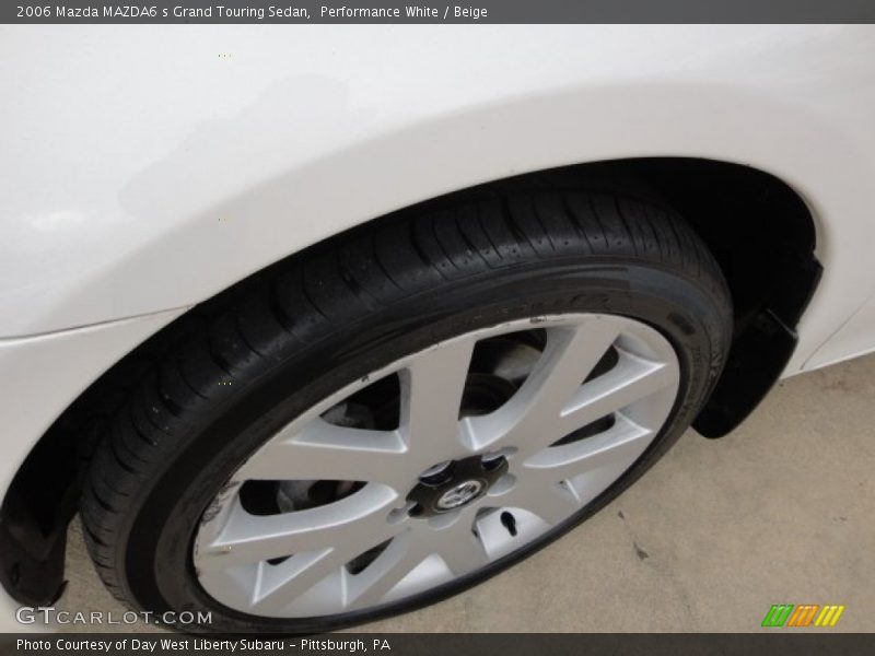 Performance White / Beige 2006 Mazda MAZDA6 s Grand Touring Sedan