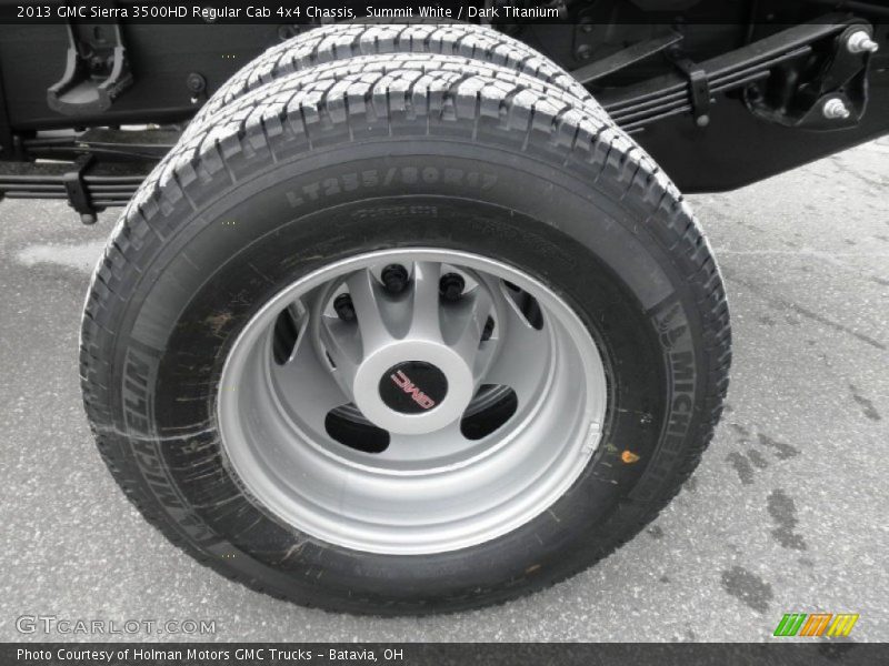 Summit White / Dark Titanium 2013 GMC Sierra 3500HD Regular Cab 4x4 Chassis