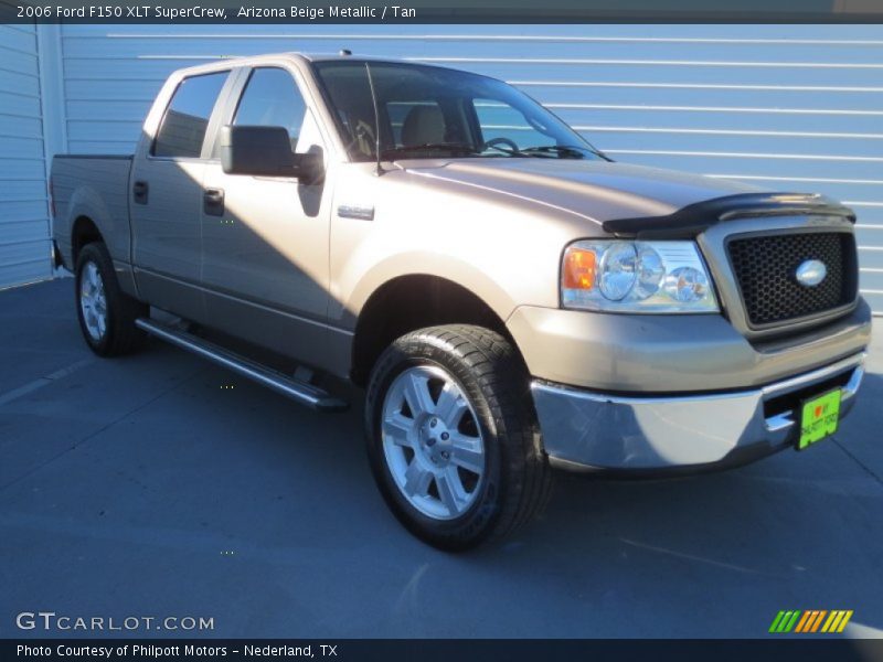 Arizona Beige Metallic / Tan 2006 Ford F150 XLT SuperCrew