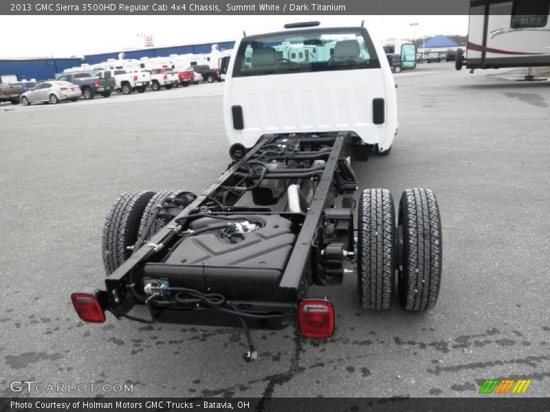 Summit White / Dark Titanium 2013 GMC Sierra 3500HD Regular Cab 4x4 Chassis