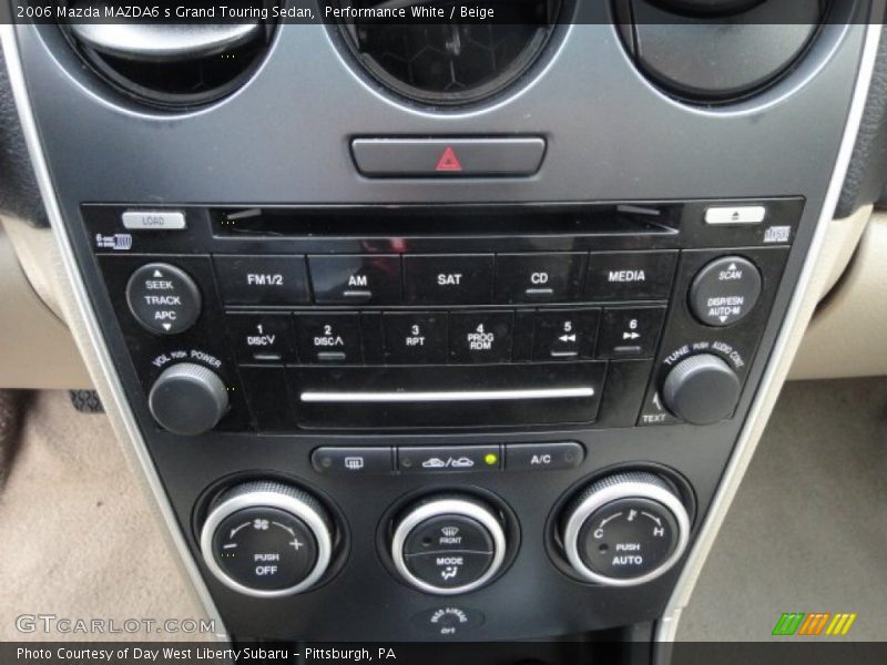 Controls of 2006 MAZDA6 s Grand Touring Sedan